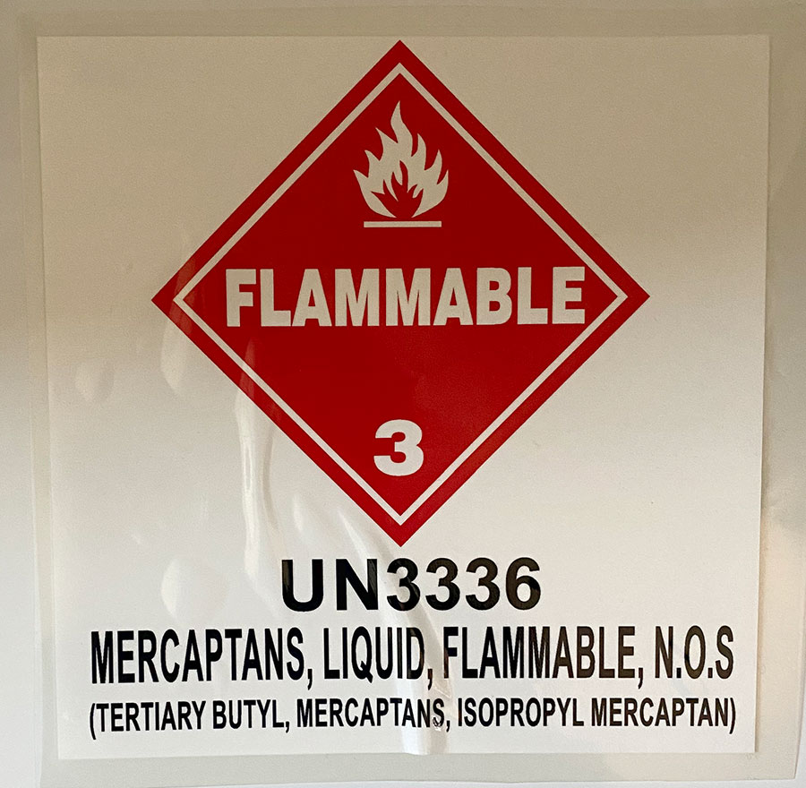 Flammable Sign